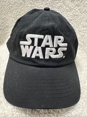 Bioworld Black Embroidered Star Wars ball cap, Adjustable Buckle Strap